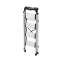 4 Step Ladder, Folding Step Stool with Wide Anti-Slip Pedal and