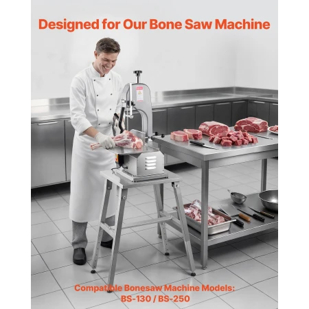 Electric Meat Bandsaw Stand, Floor Stand with Adjustable