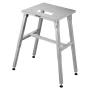 Electric Meat Bandsaw Stand, Floor Stand with Adjustable Height, Stable H-Shaped Frame, Anti-Slip Foot Pads, for Our Bone Saw Ma