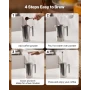 French Press Coffee Maker, 1 Liter Stainless Steel Coffee Press