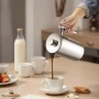 French Press Coffee Maker, 1 Liter Stainless Steel Coffee Press