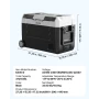 Car Refrigerator, DC 12/24V AC100-240V Compressor Electric