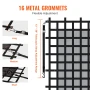 Cargo Net, 96 in x 81 in, Heavy Duty Truck Cargo Net for Truck Bed, 4 Adjustable Straps with Carabiners & S-Hooks, Wear-resistan