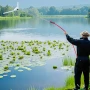 Lake Weed Cutter, Pond Aquatic Plant Cutting Tool with 0.94 m