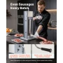 Manual Sausage Stuffer, 11 LBS / 5 L Vertical Meat Stuffer, Heavy Duty Sausage Casing Meat Stuffing Machine, Dual-Speed Stainles