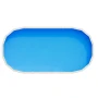 Oval Pool Liner, 375 x 610 cm UniBead Swimming Pool Liner for 120 cm Wall Height, Premium Vinyl, Easy Install with Leak-Proof Pa