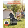 Portable Toilet, 150 kg Load Capacity, Folding Camping Toilet