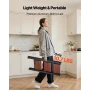 3 Step Ladder, Folding Step Stool with Wide Anti-Slip Pedal and