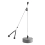 Pulley System, 1 PC LAT and Lift Pulley System, Gym Rack Pulleys Attachment with two Steel Cables, Short Bar, Dual Grip Handles,