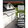 Awnings for Door Entrance, 38 x 117 in, Exterior Front Door