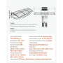 Awnings for Door Entrance, 38 x 117 in, Exterior Front Door Window Awnings with Drainage & ABS Bracket, Rain Snow Sun Protection
