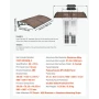 Awnings for Door Entrance, 38 x 78 in, Exterior Front Door Window Awnings with Drainage & Metal Bracket, Rain Snow Sun Protectio