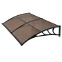 Awnings for Door Entrance, 38 x 78 in, Exterior Front Door Window Awnings with Drainage & Metal Bracket, Rain Snow Sun Protectio