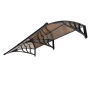 Awnings for Door Entrance, 38 x 78 in, Exterior Front Door Window Awnings with Drainage & Metal Bracket, Rain Snow Sun Protectio