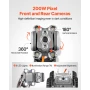 Sewer Pipe Inspection Robot, 394FT/120m Pipeline Detection Crawling Robot with 2MP Front/Rear Camera & Touchscreen Tablet, IP68 
