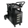 Welding Cart, 2-Tier 4 Drawers Welder Cart with 120.2 kg Weight Capacity, 360° Swivel Wheels, Tank Storage Safety Chains, Heavy 