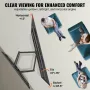 Full Motion TV Mount Fits for Most 37-90 inch TVs, Swivel Tilt Horizontal Adjustment TV Wall Mount Bracket with 4 Articulating A