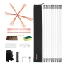 Chimney Sweep Kit, 10m Maximum Extendable Length Chimney Brush