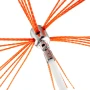 Chimney Sweep Kit, 10m Maximum Extendable Length Chimney Brush, Chimneys Cleaning Kit with Bristle Replacements & Goggles, 90° B