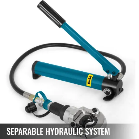6T Hydraulic Crimping Tool V12-28mm TH16-32mm Press Pliers, V-shaped/TH-Shaped Pipe Crimping Pliers, Jaws 360° Head Hand-Held Pr