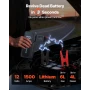 Jump Starter, 1500A Peak, Car Jumper Starter Battery Pack, 12V Portable Lithium Battery Booster, Jump Box Power Bank with 3 Mode