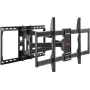 Full Motion TV Mount Fits for Most 37-90 inch TVs, Swivel Tilt Horizontal Adjustment TV Wall Mount Bracket with 4 Articulating A