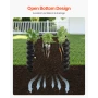 Metal Raised Garden Bed, 2.4 x 0.6 x 0.6 m Oval Outdoor Galvanized Planter Garden Box, Open Bottom Design, Large Planter Raised 