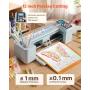 Vinyl Cutting Machine, 305 mm, Button and Screen Controlled Vinyl Cutter, 5000+ Built-in Design Resources, Compatible with Mac, 