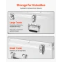 Metal Storage Trunk, Set of 2, Wooden Suitcase Storage Boxes