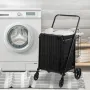 Foldning af indkøbskurv med aftagelig vandtæt foring, 330 kg