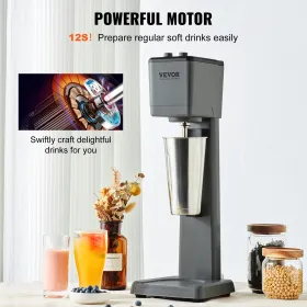 Milkshake Maker Mixer Machine 375W rustfrit stål drikke te mælk blender