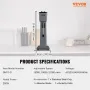 Milkshake Maker Mixer Machine 250W Stainless Steel Drink Tea Milk Blender