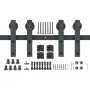 8ft glidende stalddørhardware-kit, 330 kg Heavy Duty Barn Door