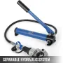 Hydraulisk krympningsværktøj 6t, trykstang 16-20-25-32mm