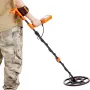Waterproof Metal Detector, 30.5 cm Coil, Professional Rechargeable Gold Detector, 99-127 cm Adjustable with LCD 7 Modes Advanced