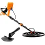 Waterproof Metal Detector, 30.5 cm Coil, Professional Rechargeable Gold Detector, 99-127 cm Adjustable with LCD 7 Modes Advanced