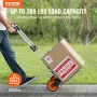 Folding Hand Truck, 309 lbs Load Capacity, Aluminum Portable Cart, Convertible Hand Truck and Dolly with Telescoping Handle and 