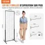 2 'x 5,6' Grid vægpaneler tårn, 2 pakker wire gridwall display