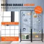 2 'x 5,6' Grid vægpaneler tårn, 2 pakker wire gridwall display