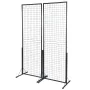 2 'x 5,6' Grid vægpaneler tårn, 2 pakker wire gridwall display