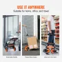 Folding Hand Truck, 275 lbs Load Capacity, Aluminum Portable Cart, Convertible Hand Truck and Dolly with Telescoping Handle and