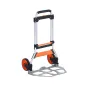 Folding Hand Truck, 275 lbs Load Capacity, Aluminum Portable Cart, Convertible Hand Truck and Dolly with Telescoping Handle and