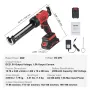 20V Cordless Electric Caulking Gun 10oz/300ml with 4 Adjustable Speeds