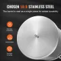 Stainless Steel Stockpot, 39.7 L Large Cooking Pots, Multipurpose Cookware Sauce Pot with Lid & Handle, Heavy Duty Commercial Gr
