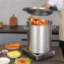 Rustfrit stål lagerpot, 42 liter store kogepotter