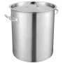 Rustfrit stål lagerpot, 42 liter store kogepotter