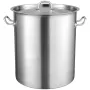 Rustfrit stål lagerpot, 42 liter store kogepotter