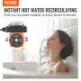 Pumpecirkulatorpumpe i varmt vand DN20 Inlet/Outlet DN15 Adapter