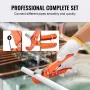 Pipe Expander Manual PEX Tubing Expander 3 Expander Heads 1/2