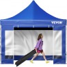 10 x 10 FT Pop Up Canopy Tent, Outdoor Patio Gazebo Tent with Removable Sidewalls and Wheeled Bag, UV Resistant Waterproof